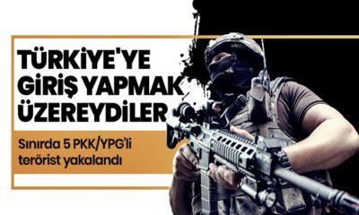 Suriye’den kaçak yollarla girerken yakalanan PYD/PKK’lı 5 terörist tutuklandı!.