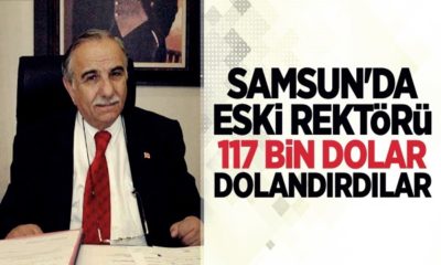 Eski rektörü 117 bin dolar dolandırdılar!.