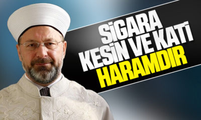 Diyanet İşleri Başkanı’ndan sigaranın haram olduğuna dair delil…