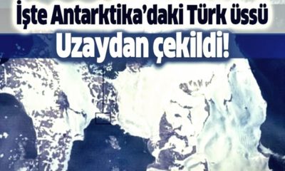 Antarktika’da ki Türk Bilim Üssü’nün, Göktürk Uydusu’yla uzaydan çekilen görüntüsü paylaşıldı!.