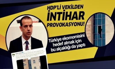 HDP’li vekil Hüseyin Kaçmaz’dan intihar provokasyonu…