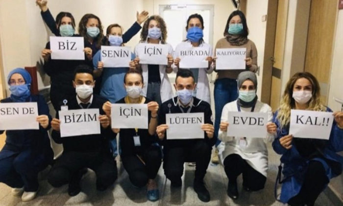 “Evde kal!” Türkiye…