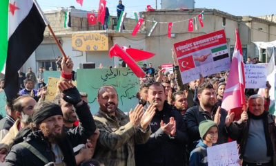 Suriyelilerden Bahar Kalkanı Harekatı’na destek…