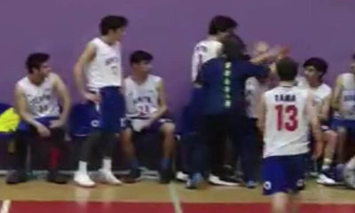 Basketbol maçında kadın antrenör dehşeti!.