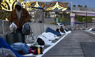 Birleşik Devletler’de evsizler otoparkta karantinaya alındı!.