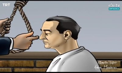 İlkokul öğrencilerine Menderes’in idam görüntülerini izlettiler! Bakan Selçuk’tan skandal görüntülere yanıt geldi!.