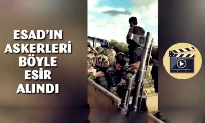Türkiye destekli muhalifler Esad’ın askerlerini böyle esir aldı!. (video haber)