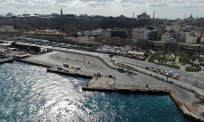 Koronavirüs nedeni ile İstanbul’da cadde ve sokaklar bomboş kaldı!.