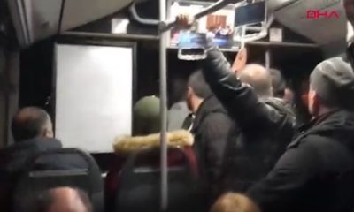 Kadın yolcu bağırınca ortalık karıştı! Metrobüste tacizciye meydan dayağı… (video haber)
