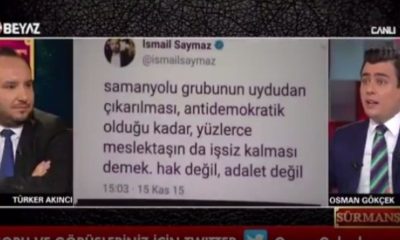 Melih Gökçek’in oğlu İsmail Saymaz’ı yerden yere vurdu!. (Tıkla İzle)