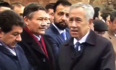 Gökçek ve Arınç yıllar sonra Şevket Kazan’ın cenazesinde karşılaştı!. (video haber)