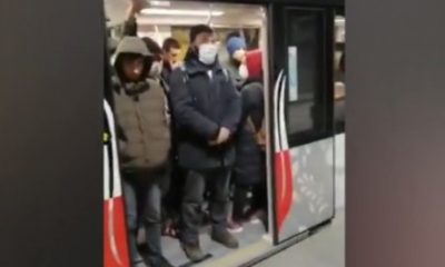 İstanbul’da toplu ulaşım rezaleti! Yenikapı-Kirazlı metrosunda ki yoğunluk cep telefonu kamerasıyla görüntülendi!.