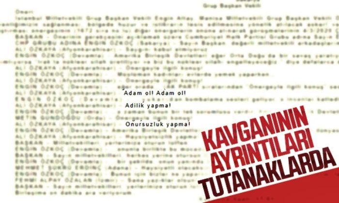 Genel Kurulda ki hakaret kavgası Meclis tutanaklarına yansıdı!.