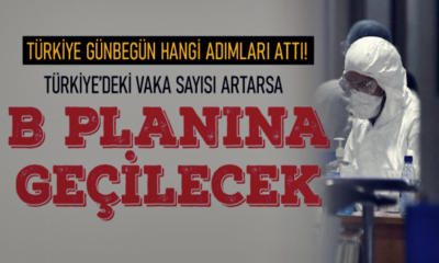 Türkiye’de vaka sayısı artarsa B planına geçilecek!.