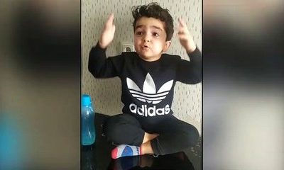 Evde sıkılan miniğin isyanı! “Ben sizin yüzünüzden dışarı çıkamıyorum, ellerinizi yıkayın!.” (video haber)