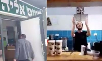 İsrail’de bir yahudi virüsten korunmak için dükkanında Kuran-ı Kerim dinliyor!. (video haber)