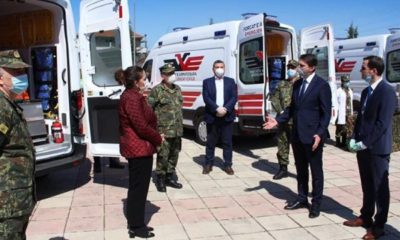 Türkiye’den Arnavutluk’a ambulans yardımı…