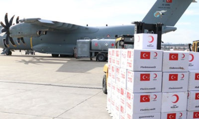 Türkiye 5 ülkeye yardım malzemesi gönderdi!.