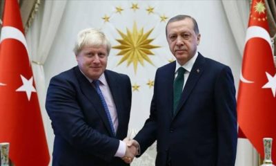 Cumhurbaşkanı Erdoğan’dan, İngiltere Başbakanı Johnson’a mektup…