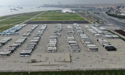 Şehirler arası 450 otobüs Yenikapı’ya park edildi!.
