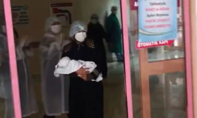 Bingöl’de koronavirüsle doğan bebek hastalığı yendi!.