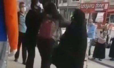 Maske almak isteyen başörtülü kadına skandal sözler!. “Virüsü sizin gibiler…”