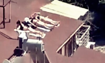 Dışarı çıkamıyorsak çatıya çıkarız! Antalyalılar, sahile inemeyince çatıda güneşlendi!.