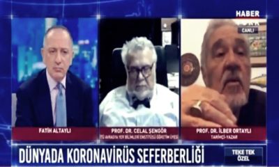 Celal Şengör canlı yayında uyudu!. (video haber)