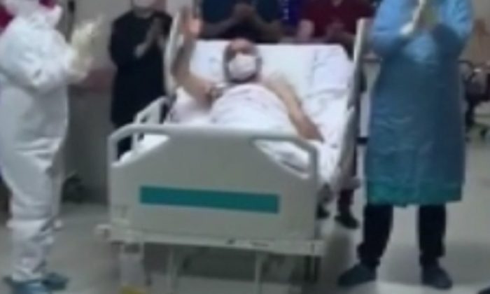 Malatya’da 62 yaşında ki covid hastası yoğun bakımdan çıktı!.