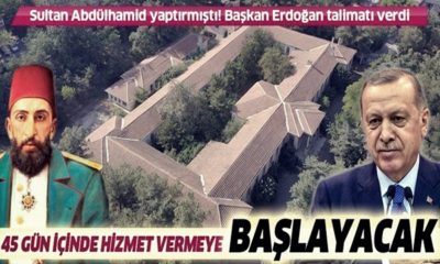 Sultan Abdülhamid Han’ın yaptırdığı Hadımköy Askeri Hastanesi covid hastalarının tedavisi için hazırlanıyor!.
