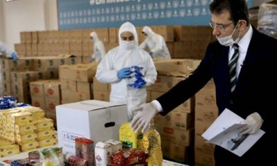 İBB’nin dağıttığı yardım kolilerine CHP teşkilatlarının el koyduğu iddiası ortalığı karıştırdı!.