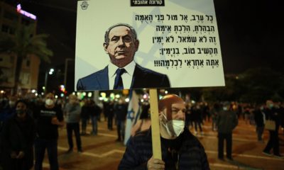 İsrail’de yolsuzlukla suçlanan katili protesto ettiler!.