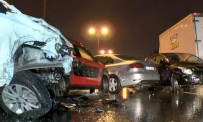 İstanbul Bağcılar’da zincirleme trafik kazası…