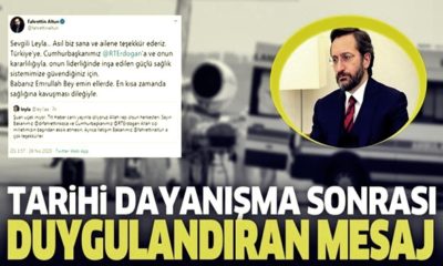 Fahrettin Altun’dan Emrullah Gülüşken’in kızı Leyla’ya duygulandıran yanıt…