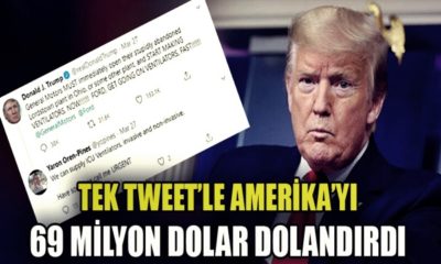 Tek tweetle Amerika’yı 69 milyon dolar dolandırdı!.