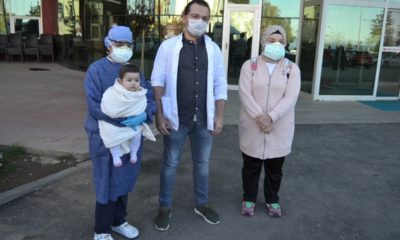 7 aylık bebek ve annesi coronayı yendi!.