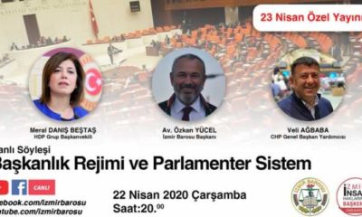 Terör destekçisi İzmir Barosu 23 Nisan’ı PKK’nın arka bahçesi olan HDP ile birlikte kutlayacak!.