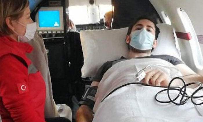 Rusya’da hastalanan Türk genci İstanbul’da…