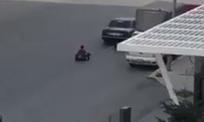 Yasağı ihlal etmekle kalmadı çocuğunun hayatını da hiçe saydı!. (video haber)