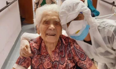 100 yıl önce İspanyol gribini yenmişti şimdi de coronavirüsü yendi!.