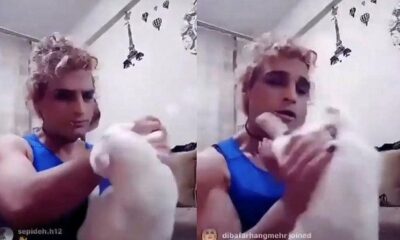 Sosyal medya üzerinden canlı yayın yaptığı sırada kedisini döverek fırlatan İran uyruklu Pooya Sedighi gözaltına alındı!.
