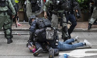 Çin’in yeni güvenlik yasası girişimine protesto! 120 gözaltı…