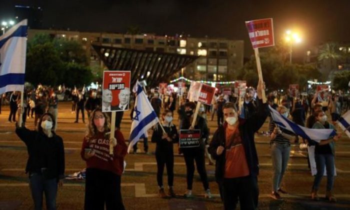 İsrail’de katil karşıtı gösteriler büyüyor!.