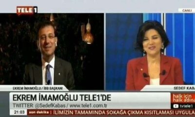 TELE 1’de Ekrem İmamoğlu’na methiyeler dizen Sedef Kabaş’ın sicili kabarık çıktı!. (video haber)