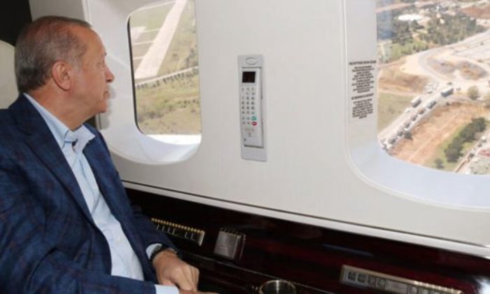 Başkan Erdoğan yapımı devam eden salgın hastanelerini denetledi!. (video haber)