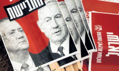 Terörist İsrail’de Netanyahu-Gantz koalisyonu karşıtı gösteri…