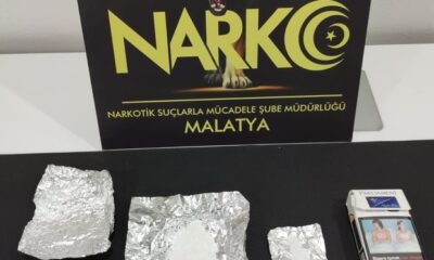 Malatya’da uyuşturucu operasyonu…