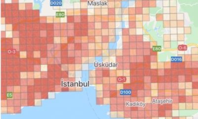 İstanbul’un ilçe ilçe coronavirüs haritası…