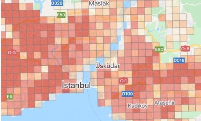İstanbul’un ilçe ilçe coronavirüs haritası…