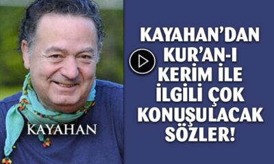 Kayahan’dan düşündüren sözler! Sosyal medyayı salladı!. (video haber)